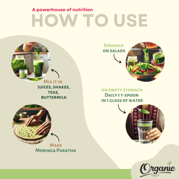 Organic Needs Moringa Powder - Image 4