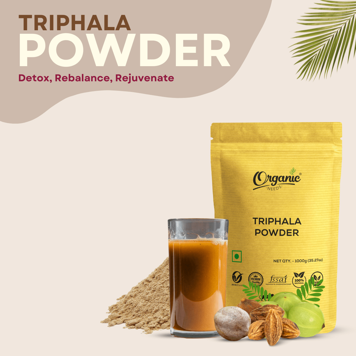 Organic Needs Organic Needs Triphala Powder